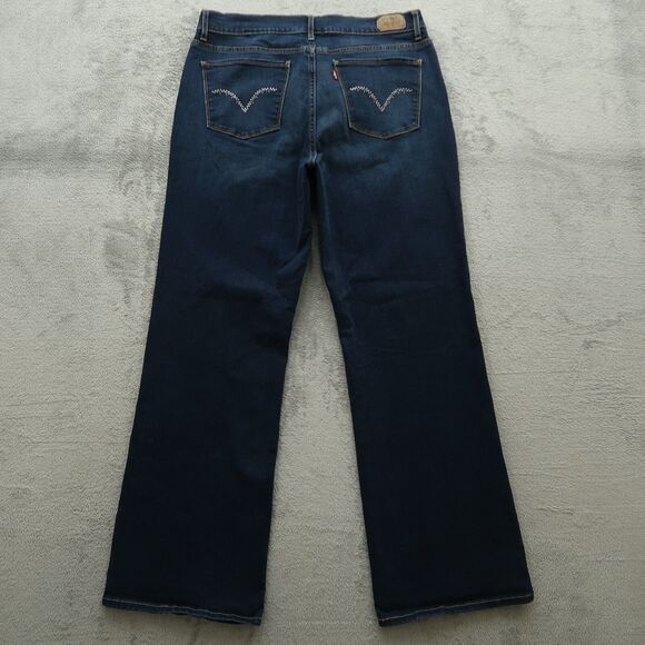 Levi's 512 Jeans Women's 14M Blue High-Rise Slimming Bootcut Denim 32" Inseam - Picture 11 of 16